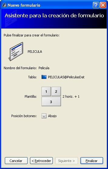Asistente de creación de formularios - Velneo V7 - Resumen final Asistente de creación de formularios - Velneo V7 - Resumen final