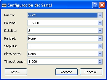 Propiedades de configuración puertoserie3_ventanaconfiguracion