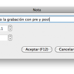 Formulario alta de nota