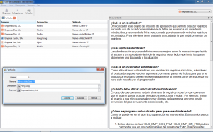 Tutor localizador subindexado general Tutor localizador subindexado general