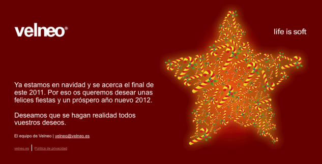 ¡Felices fiestas y próspero año nuevo! - Velneo