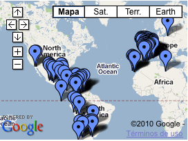 Mapa de desarrolladores en Velneo