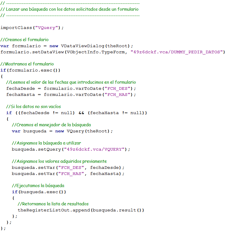 Velneo V7 7.15: API de Programación 6 Velneo V7 7.15: API de Programación 5